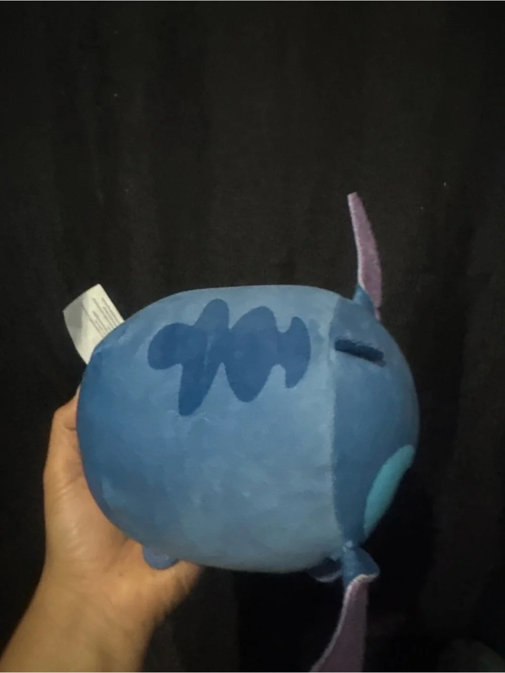 Disney Plush Stitch-Inspired Blue and Purple Ear Headband